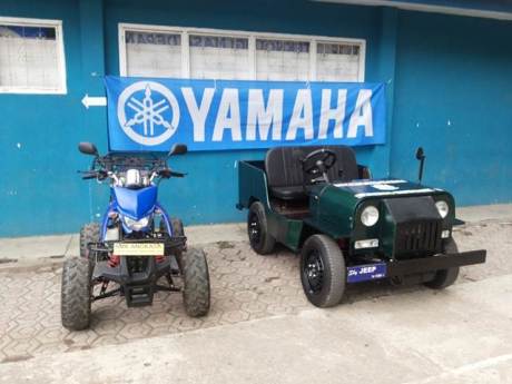 Motor ATV dan mobil prototype Jeep dengan mesin V-Ixion hasil karya SMK Angkasa Bandung