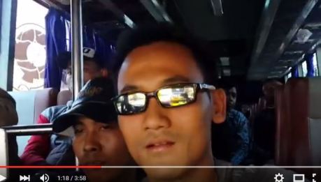 Aksi Ngeri Bus Pantura Slipstream tempel Bus depannya 5 CM di kecepatan 110 KPH, Penumpang Pasrah Tikungan tajam terpercaya 02 Pertamax7.com
