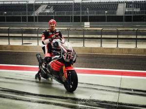 Aksi Pertama Nicky Hayden geber Honda CBR1000RR di WSBK 02&nbsp;Pertamax7.com