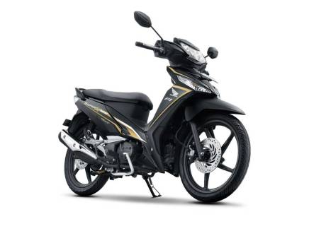 facelift new honda supra X 125 FI Sporty Luxury Quantum Black pertamax7.com 2016