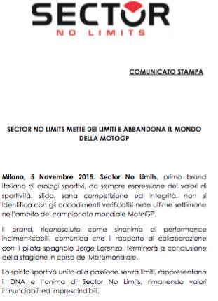 Jam Tangan SECTOR No Limit Tinggalkan Lorenzo dan Motogp Gara-gara SepangClash 00 pertamax7.com