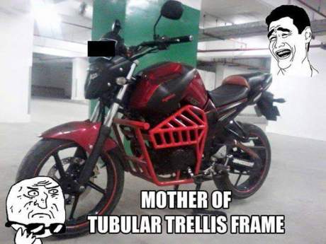 Keren Nih Yamaha Byson Tralis Full, Mesin Aman terlindungi pertamax7.com