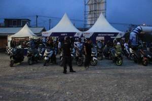 liputan Kemeriahan Jambore Nasional ke-3 Yamaha Riders Federation Indonesia (YRFI) di Pantai Pangandaran (2)&nbsp;pertamax7.com