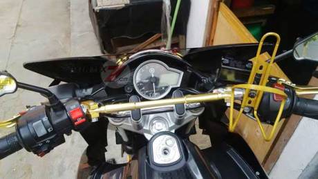 Modifikasi Yamaha New Vixion Ala Honda NM4 Vultus ini unik pertamax7.com