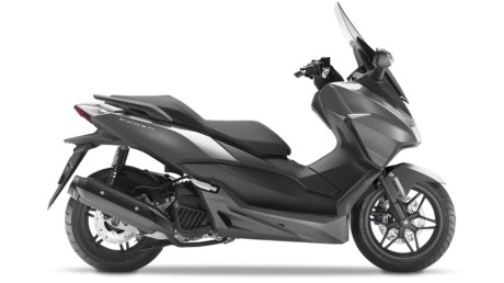 new honda forza 125 Moondust Silver Metallic Matt Cynos Grey Metallic