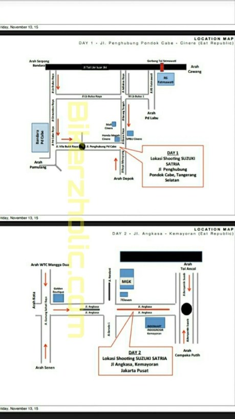 Terkuak Siapa di balik Wearpack Vinalez dalam Iklan Suzuki Satria F di Pondok Cabe 03 Pertamax7.com
