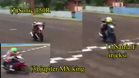 Video-Suzuki-Satria-F-injeksi-Jauh-kalahkan-Honda-Sonic-150R-jadi-perdebatan-seru,-ada-yang-nyebut-Matik-sampai-Blade--pertamax7.com-