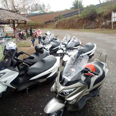 Intip Touring Perdana Suzuki Burgman Owner Makassar 01 Pertamax7.com