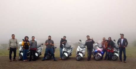 Intip Touring Perdana Suzuki Burgman Owner Makassar 04 Pertamax7.com