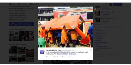 Kecelakaan Metro Mini vs KRL di Muara Angke akibat terobos perlintasan kereta api, 18 meninggal pertamax7.com