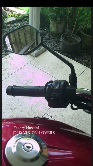 Modifikasi Simple Yamaha Old Vixion Modal Rp.78 Rebu Pakai Handgrip Dan Spion New Vixion, Cakep Dan Fungsional 01 Pertamax7.com