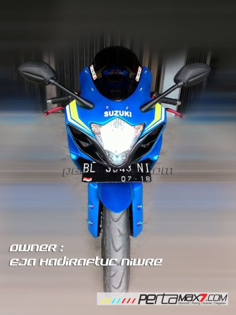 Modifikasi Suzuki Satria F 2008 jadi Full Fairing Bak GSX-R1000 Asal Aceh ini Keren Dan Rapi 12 Pertamax7.com