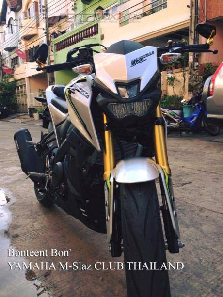 Modifikasi Yamaha M-slaz Pakai Putup Konde Asli Pabrikan03 Pertamax7.com