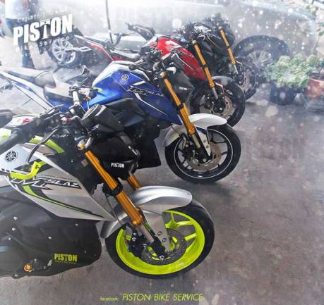 Modifikasi Yamaha M-Slaz Velg Ijo Stabilo Ini Jos Seperti MT-10 02 Pertamax7.com