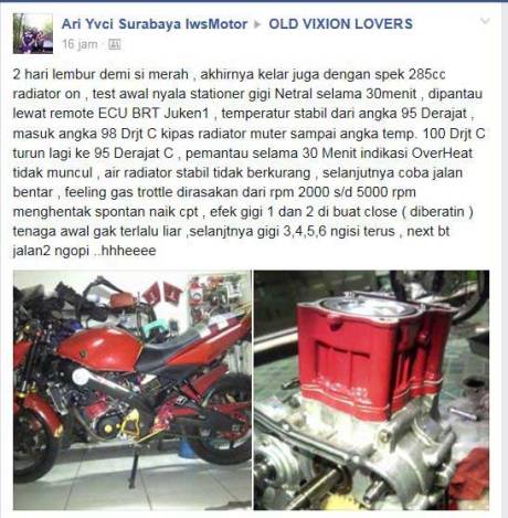 Modifikasi Yamaha Vixion Bored Up Stroke Up tembus 285 cc Karya IWSmotor SUrabaya 04 Pertamax7.com