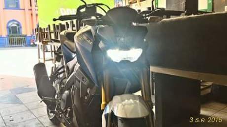 nyala lampu dekat yamaha M-Slaz MT15 pertamax7.com