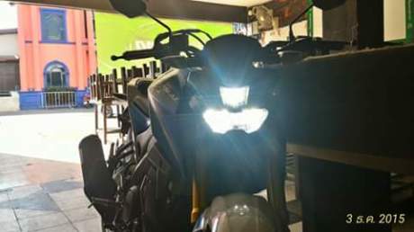 nyala lampu jauh yamaha MT-15 M-Slaz pertamax7.com
