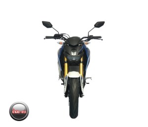 tampang depan yamaha MT15 M-slaz biru&nbsp;pertamax7.com
