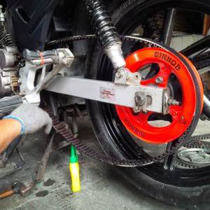 Uji Gear Sinnob versi BELT masih berlanjut, dipasang di Honda CB150R dan Tiger hadapi Hujan lumpur dan dikasih Oli 08&nbsp;pertamax7.com
