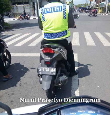 Unik-Pelat-Nomer-Vario-Pak-Polisi-Di-Wates-Terbaca-SAITAMA,-Terinspirasi-Dari-Anime-One-Punch-Man-Kah