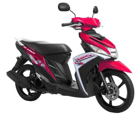 Warna baru Yamaha Mio-M3-Courageous-Pink Pertamax7.com