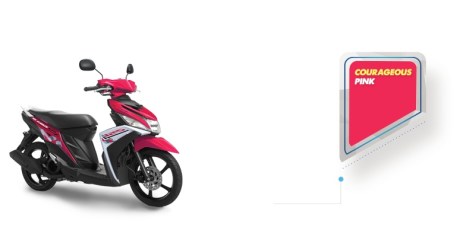 warna yamaha Mio M3 pink 2016 pertamax7.com