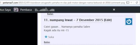 Yamaha M-slaz di Indonesia bukan bernama MT15 melainkan Sabre atau Xabre 150 pertamax7.com