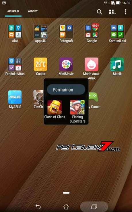 game clash of clans dan fishing superstar Asus ZenPad 7.003 Pertamax7.com