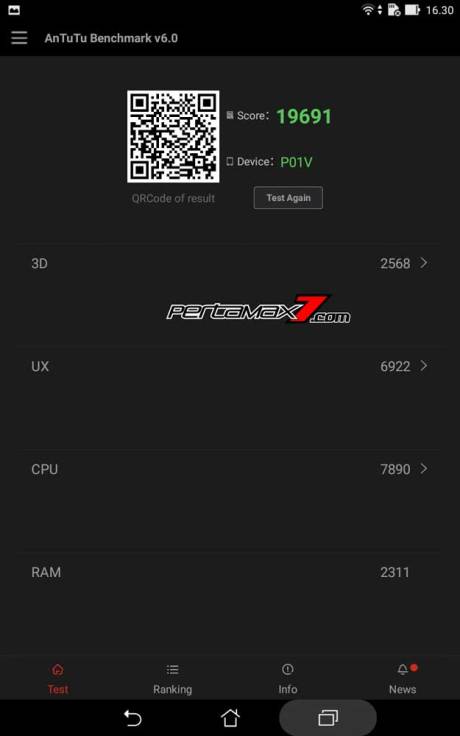 hasil antutu bechmark v6.0 Asus ZenPad 7.004 Pertamax7.com