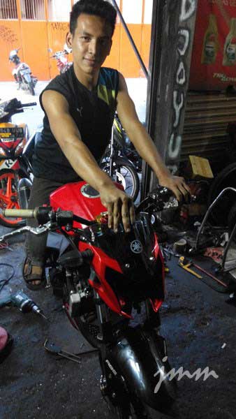 Hobi-Cornering,-Kawasaki-Ninja-250FI-Fairing-Ini-Dimodip-Jadi-Ala-Yamaha-New-Vixion....-Vrumm-Stereo-pertamax7.com-1