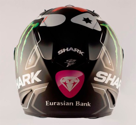 Ini dia Foto Bening Helm Shark Jorge Lorenzo, Ya Khas Por Fuera... Byee HJC 03 Pertamax7.com