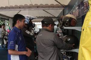 Liputan Booth asesoris dan part New Fino 125 Blue Core&nbsp;pertamax7.com