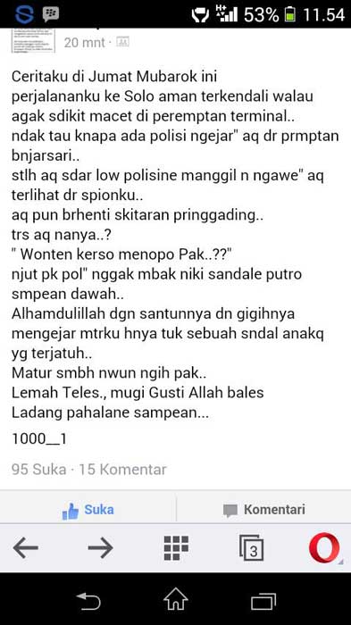 Salut-Pada-Pak-Polisi-Baik-Hati,-Kejar-Pemotor-Karena-Sandal-Anak-Terjatuh