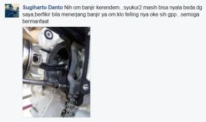 Terjang Banjir Tinggi, Stang Piston Yamaha Nmax Melengkung Kena Water Hammer&nbsp;pertamax7.com
