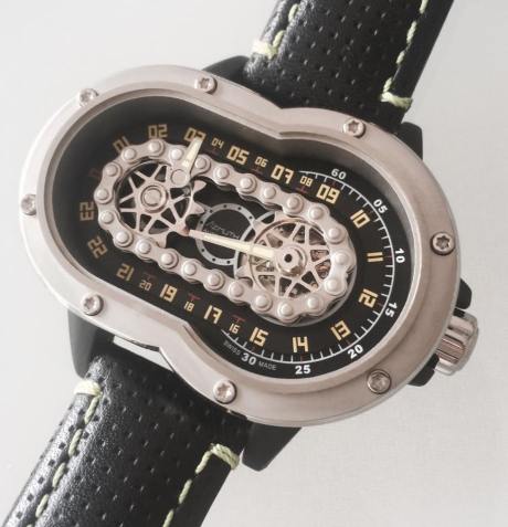 Uniknya Jam Tangan Azimuth SP-1 Crazy Rider Watch Pakai rantai Buat Penunjuk Waktu, Petrolhead Demen nih 02 Pertamax7.com