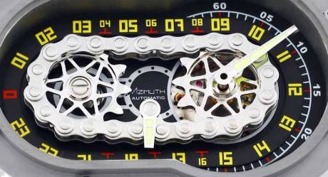 Uniknya Jam Tangan Azimuth SP-1 Crazy Rider Watch Pakai rantai Buat Penunjuk Waktu, Petrolhead Demen nih 04 Pertamax7.com