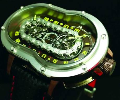 Uniknya Jam Tangan Azimuth SP-1 Crazy Rider Watch Pakai rantai Buat Penunjuk Waktu, Petrolhead Demen nih 06 Pertamax7.com